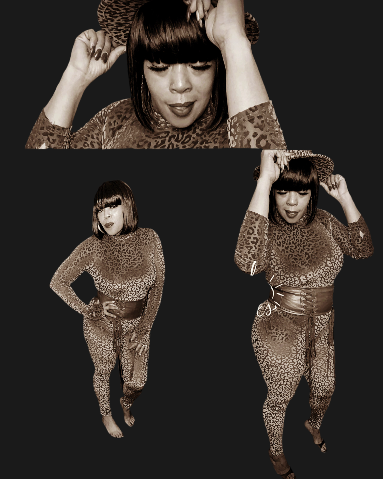 Leopard print Jumper