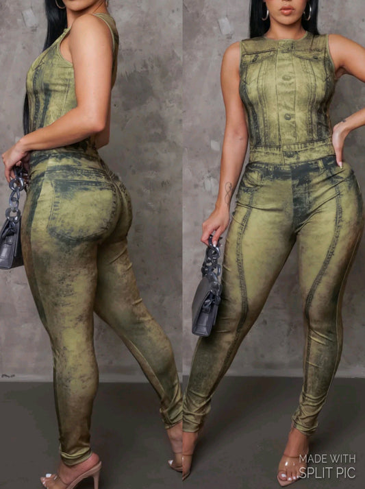 Green Jumpsuit