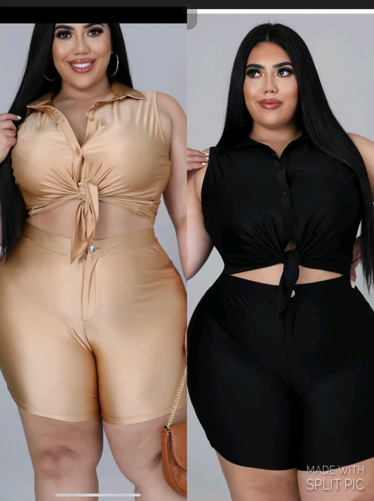 Black 2 Piece Set