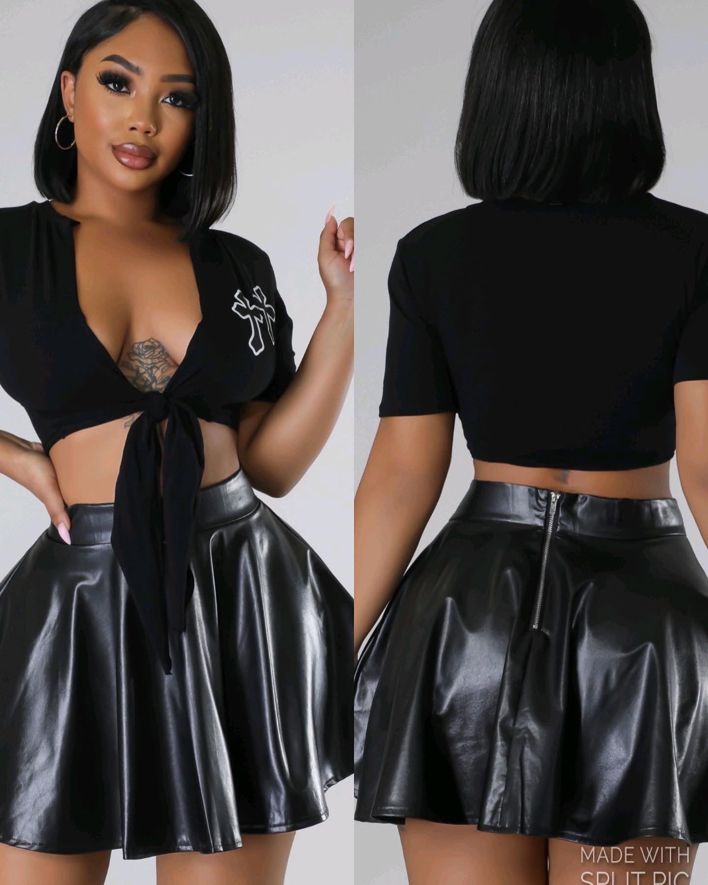 Black Tennis Skirt